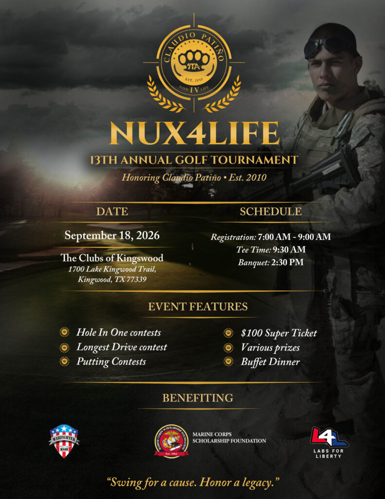 Nux 4 Life 2026 Golf Tournament
